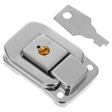 4St Compacte Zilveren Metalen Hasp Slot Voor Koffer En Doos Gebruik