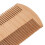 Wooden Double-Sided Beard Comb Beech 10x6cm Grooming Styling Tool 7