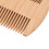 Wooden Double-Sided Beard Comb Beech 10x6cm Grooming Styling Tool 5