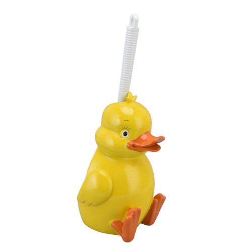 Yellow Duck Toilet Brush with Stand 1