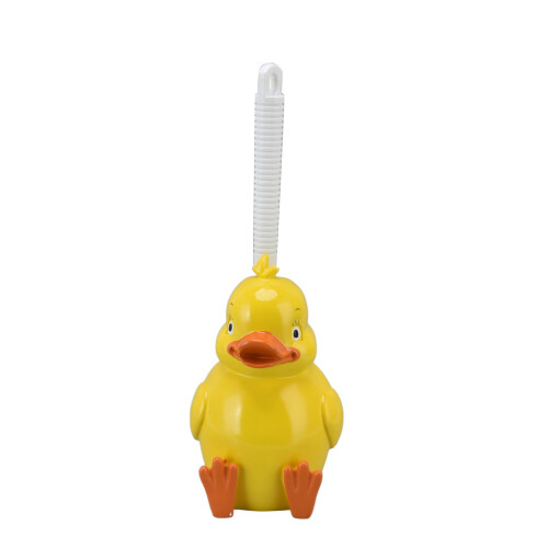 Yellow Duck Toilet Brush with Stand
