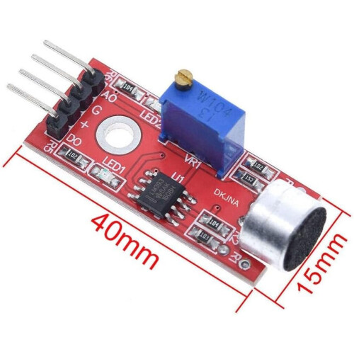 Ky 037 Sound Sensor Module Set of Five with Adjustable Sensitivity for Microphone and Audio Projects 1