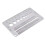 Bolt Screw Gauge Card Portable Crack Width Ruler Tools for Pros 0.1-1.7mm Metric Gaps Width Measuring Ruler 1