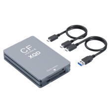 3 in 1 CFexpress Type B/XQD/ Card Reader, Dual-Slot USB 3.2(10Gbps) Card Memory Reader for G/M Series,