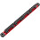 1/4 Hex Bit Organizer,40 Holes Slidable Screwdriver Bit Rail Holder with Magnetic Base for Drill Bits Storage 1