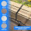 Adjustable Outdoor Light String Hooks for 3.2-6 Inch Concrete Cinder Block Wall and Fences, 5 Pcs String Light Hangers 9
