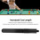 14 Inch Carbon Fiber Pool Cue Extender with Butt Protector, Adjustable 4