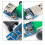5Pcs  USB Fan Governor Wind Speed Controller Air Volume Regulator Cooling Mute Multi Function Fan Speed 7