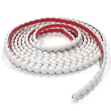 1 Stück 3 Meter PVC-Perlen-Wandspiegelrahmen-Dekorationsleiste, Flache Spitzenborte, Französische Schranktür, DIY-Weiche Kordel
