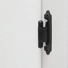 Kitchen Doors Hinges 10pcs Cabinet Drawer Hardware Heavy-Duty Overlay Reused Self-Closing W/ Screws Cold-Rolled Steel