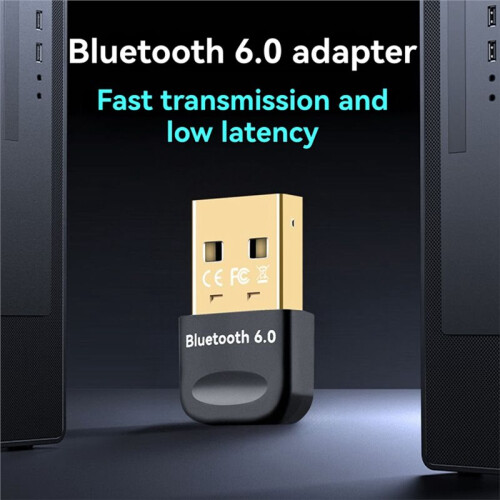 USB Bluetooth6.0 Adapter Bluetooth6.0 Receiver Transmitter USB Dongle for  Keyboard Mouse Headphone Speaker 1