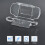 Para PSP2000 PSP3000 Crystal Clear Hard Case Transparente Capa Protetora Universal para Console de Jogos 6