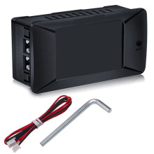 DC5-12V 100A Shunt Bulit-in Digital Battery Tester Two-Way Ammeter Voltmeter Power Watt Meter