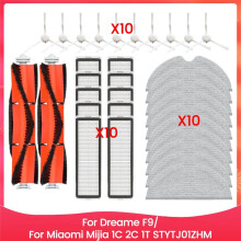 For F9/ Mijia 1C 2C 1T STYTJ01ZHM Main Side Brush Mop Cloth Hepa Filter Efficient Cleaning Replacement Part