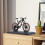 Modello MTB in lega per bambini, 21,5  8,5 cm, nero 5