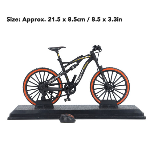 Modello MTB in lega per bambini, 21,5  8,5 cm, nero 1