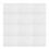 Panneaux muraux rectangulaires en mousse de polyester pour-Blanc 1