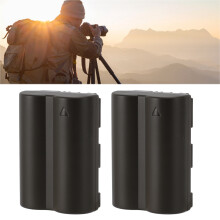 2 pièces, batterie de caméra de 7,4 V 2800 mAh, remplacement pour DSLR et PowerShot