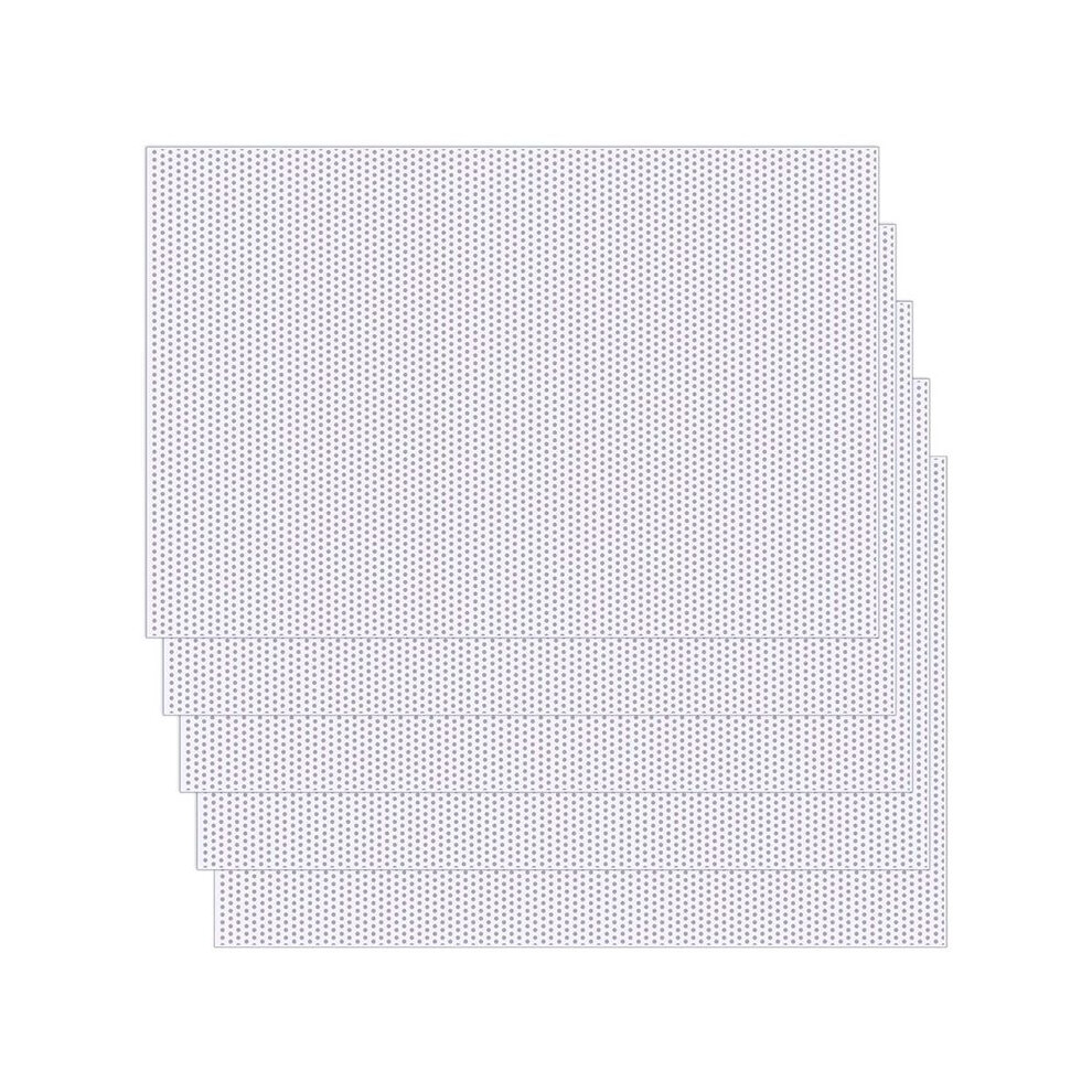 5 Sheets 0.5 Mm Fursuit Eyes Mesh, Waterproof Printable Eye For Furry Cosplay, Props, Fursuits Crafts Making White 4711331973876