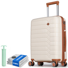 Carry-On Lightweight PP Hard Shell Cabin Suitcase