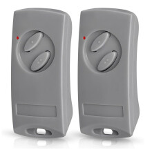 Confezione da 2 Telecomandi per Apertura Porta Garage EcoStar RSE2-433, RSC2-433, RSZ1-433, Trasmettitore Portatile 433 MHz