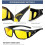 Γυαλιά νυχτερινής όρασης Fit-Over-Glasses Γυαλιά περιτύλιξης: Αντιθαμβωτικά γυαλιά 3