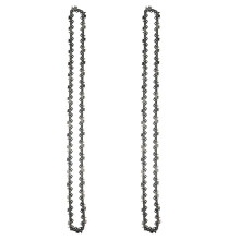 Quaqdae2Pcs20Inch Chainsaw Saw76Drive Links Replacement Mill Ripping Chain Blade Blade Step0.325Inch0.058 Gauge for Cut