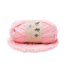 Hand-knit Woven Thread Thick Basket Blanket Braided DIY Crochet Cloth Fancy Yarn (Jade)