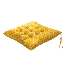Almofada para cadeira, assento quadrado macio de 45 cm de diâmetro, antiderrapante, confortável para casa, cozinha e escritório, ideal para todas