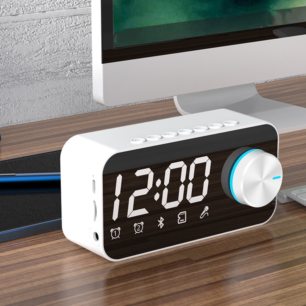 Waterproof Portable Bluetooth Speaker, Smart Wireless Audio Device, Compatible With All Devices Â White 9017774979709