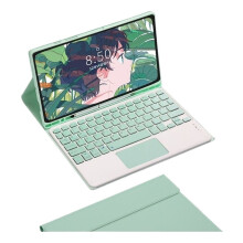Capa P com teclado sensível ao toque para Galaxy Tab A7SM-T500/T505 Ñ