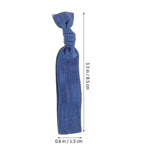 100 élastiques à cheveux de couleurs assorties, jolis élastiques pour queue de cheval, pour une utilisation active 2