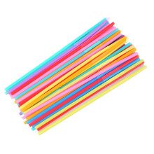 100 ks DIY jednorázové ohebné brčka na víno, párty, džus, pití, netoxické, jednorázové ohebné brčka na pití