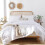 Ensemble de couette vert olive pour lit king size (3 pièces) 5