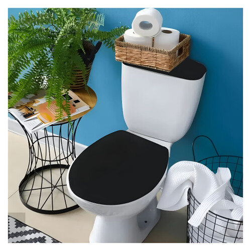 Set composto da 2 pezzi: sedile WC morbido e copri cassetta di scarico. 2