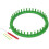 Round Knitting Loom Set Green 24cm with Hook and Needle 1