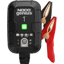 Chargeur de batterie intelligent NIUS1 1A6V/12V – Maintien automatique, charge d'entretien et désulfatation avec protection contre la surcharge et