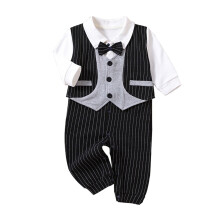 Mono de esmoquin para bebé niño, ideal para bodas, tallas 3-14 meses.