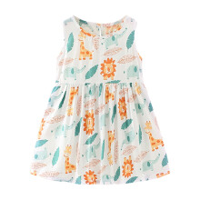 Sommerkleid für Mädchen, ärmelloses Kleid für Kleinkinder und Babys mit Grafikprint, Kinderbekleidung