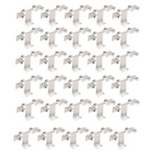 30PCS Photovoltaic Panel Drainage Buckle Plate Solar Panel Water Drain Clip for Solar Panel Draining 40MM