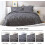 Dark Grey Pintuck Queen Bedding Set 7-Piece 4