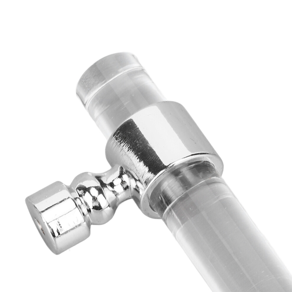 Crystal Acrylic Furniture Pull, Silver 96Mm 7444352046386