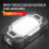 Led Flashlight USB with Built-in Battery Multi Function Folding Work Light COB Waterproof Fishing Camping Torch Yellow 5