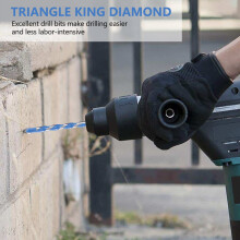 12 Pcs Masonry Drill Bits Set 3mm to 12mm Carbide Twist Tips for WALL, BRICK, CEMENT, CONCRETE, GLASS, WOOD) Have Industrial Strength Carbide