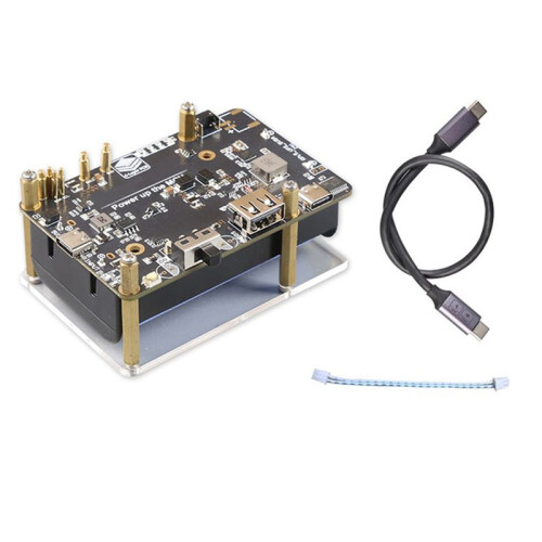 For Raspberry Pi 5 UPS Power Module 5V5A USB-C Output with PD Negotiation Efficient for 21700 Enhanced Performance B