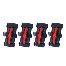 4Pcs/Pack Roll Bar Paracord Grab Handles Grip Handles for JK TJ JL CJ YJ 1985-2021 JT UTV ATV (Red)