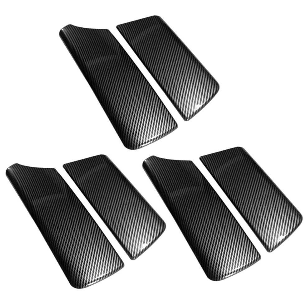 3X For - 5 Series F10 2011-2016 Carbon Fiber Center Armrest Box Covers Console Box Storage Box Trim Cover 6033247024052
