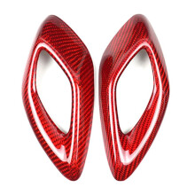 Carbon Fiber Car Door Inner Handle Interior Trim Sticker for Camaro 2016-2023 Interior Modifications Red
