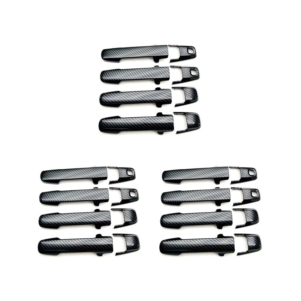 24X For Hustler Mr52s/Mr92s 2020-2022 Car Carbon Fiber Door Handle Cover Trim Decorator Sticker 6031011418427