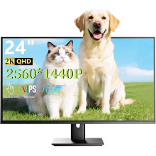 24 Inch Touchscreen Monitor 2K QHD 2560x1440 IPS Gaming Monitor, 100Hz, 3ms Response Time, 10-Point Multi Touch PC Display with HDMI